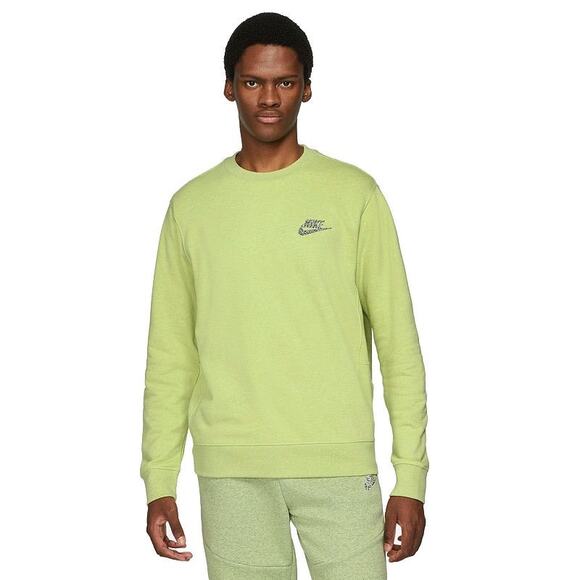 NWT Nike Lemon Twist Club Fleece Crew Neck Pullover Sweatshirt Men's Size XXL - Picture 1 of 4